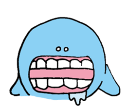 Blue ball boy sticker #5186867