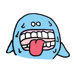 Blue ball boy sticker #5186872