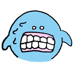 Blue ball boy sticker #5186878