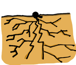 Blue ball boy sticker #5186890