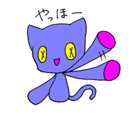 cat doll sticker #5187219