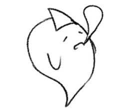 Negative Ghostling sticker #5187436