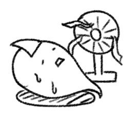 Negative Ghostling sticker #5187440