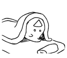 Negative Ghostling sticker #5187449