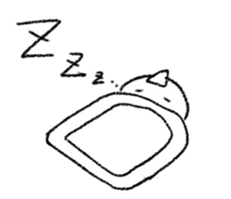 Negative Ghostling sticker #5187450