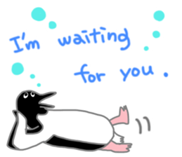 Lovely Penguin. sticker #5188043
