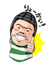 Rugby player INO-san sticker #5189013