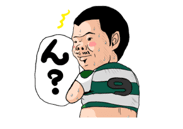 Rugby player INO-san sticker #5189047