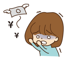 The feeling that  become pregnant sticker #5189297