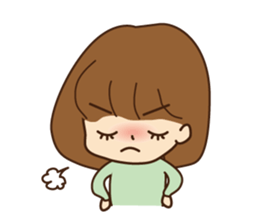 The feeling that  become pregnant sticker #5189310