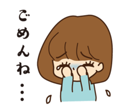 The feeling that  become pregnant sticker #5189318