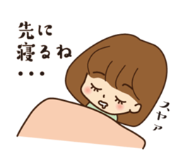 The feeling that  become pregnant sticker #5189324