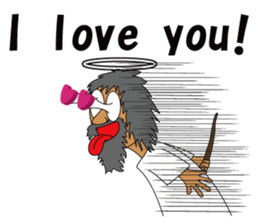 Mr god&Ms devil sticker #5189349