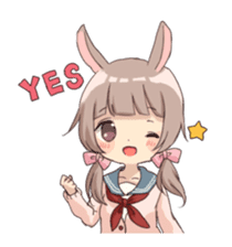 Usagikei kanojo sticker sticker #5189578