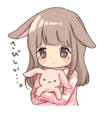 Usagikei kanojo sticker sticker #5189593