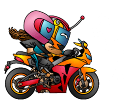 Motorcycle rider's everyday. sticker #5189699