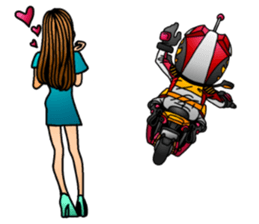 Motorcycle rider's everyday. sticker #5189702