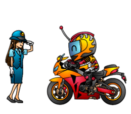 Motorcycle rider's everyday. sticker #5189706