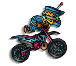 Motorcycle rider's everyday. sticker #5189711