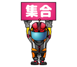 Motorcycle rider's everyday. sticker #5189714