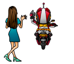 Motorcycle rider's everyday. sticker #5189723