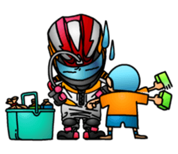 Motorcycle rider's everyday. sticker #5189724