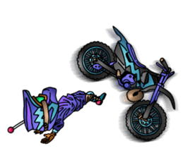 Motorcycle rider's everyday. sticker #5189731