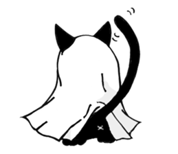 Cat Haunted sticker #5189859