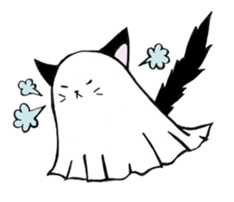 Cat Haunted sticker #5189864