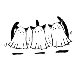 Cat Haunted sticker #5189881