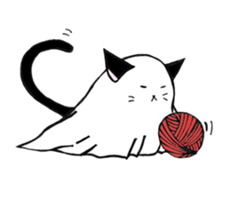 Cat Haunted sticker #5189882