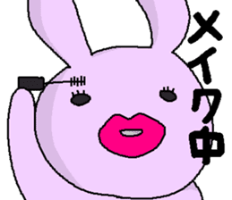 biglip rabbit sticker #5190380