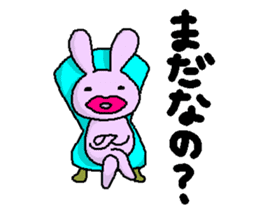 biglip rabbit sticker #5190411