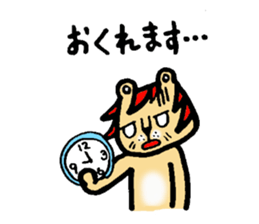 LION with Red Hair sticker #5190616