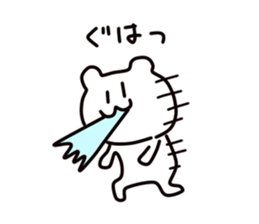 Kumada bear2 sticker #5190787