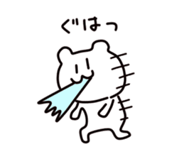 Kumada bear2 sticker #5190787