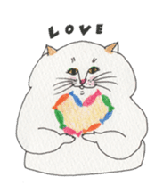lovely fat cat sticker #5191022
