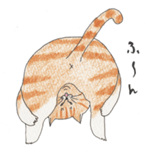 lovely fat cat sticker #5191034