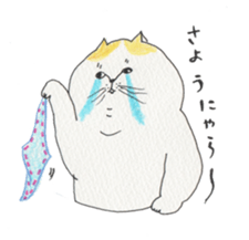 lovely fat cat sticker #5191039