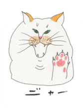 lovely fat cat sticker #5191049