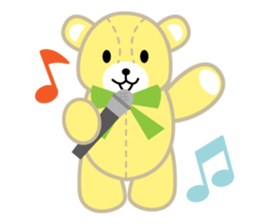 Let's go! Teddy Bear sticker #5191073