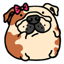 Joy's English Bulldog World (2) sticker #5191198