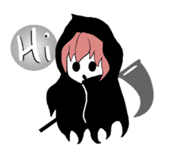Cute Death sticker #5191532