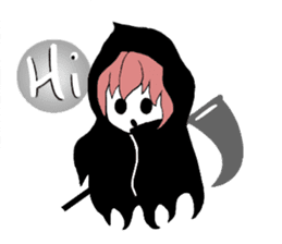 Cute Death sticker #5191532