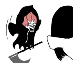 Cute Death sticker #5191534