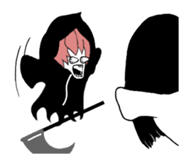 Cute Death sticker #5191534
