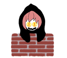 Cute Death sticker #5191537