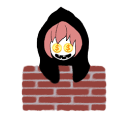 Cute Death sticker #5191537