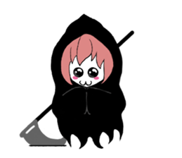 Cute Death sticker #5191538