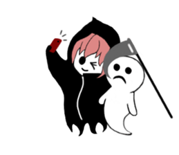 Cute Death sticker #5191549